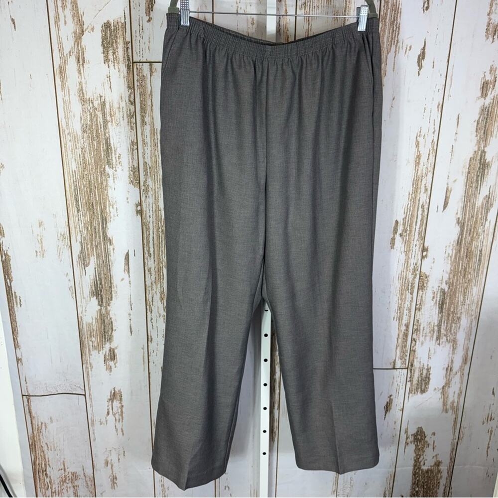 Alfred Dunner Women's Charcoal Trousers. Size 20W. Excellent condition!